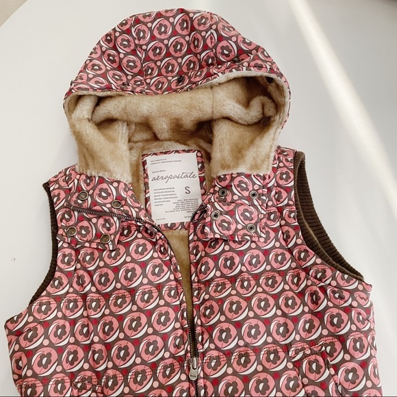 Aeropostale Jackets & Blazers - Aeropostale Down & Feather Vest Faux Fur Winter Essentials S